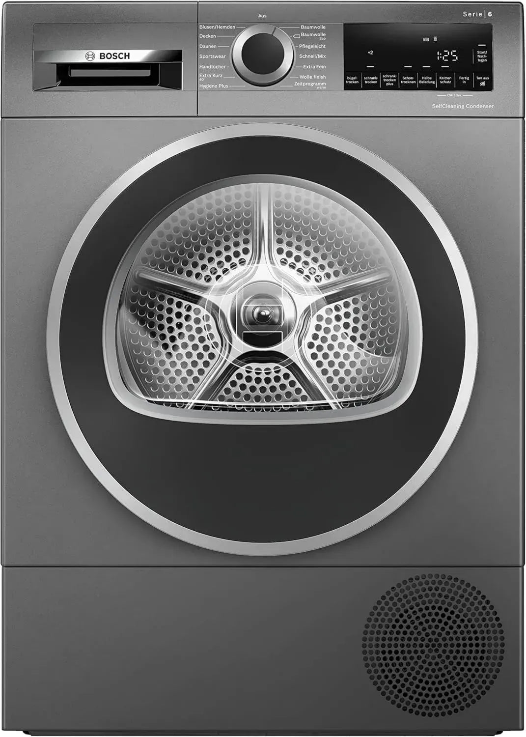 Bosch Serie 6 Wärmepumpentrockner 9 kg, Textilschonend, AutoDry, Selbstreinigend, Schnellprogramm