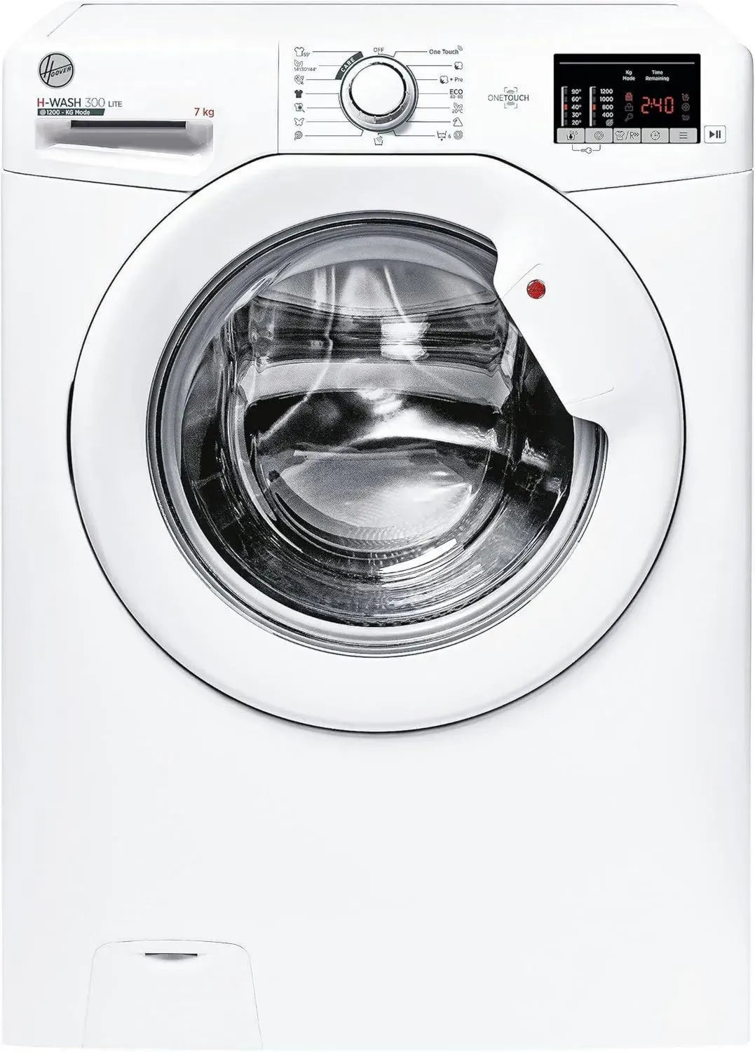 Hoover H-WASH 300 Lite H3W4 272DA3/1-S Waschmaschine, 7 kg, NFC, Mix-Power-System, Energiesparend